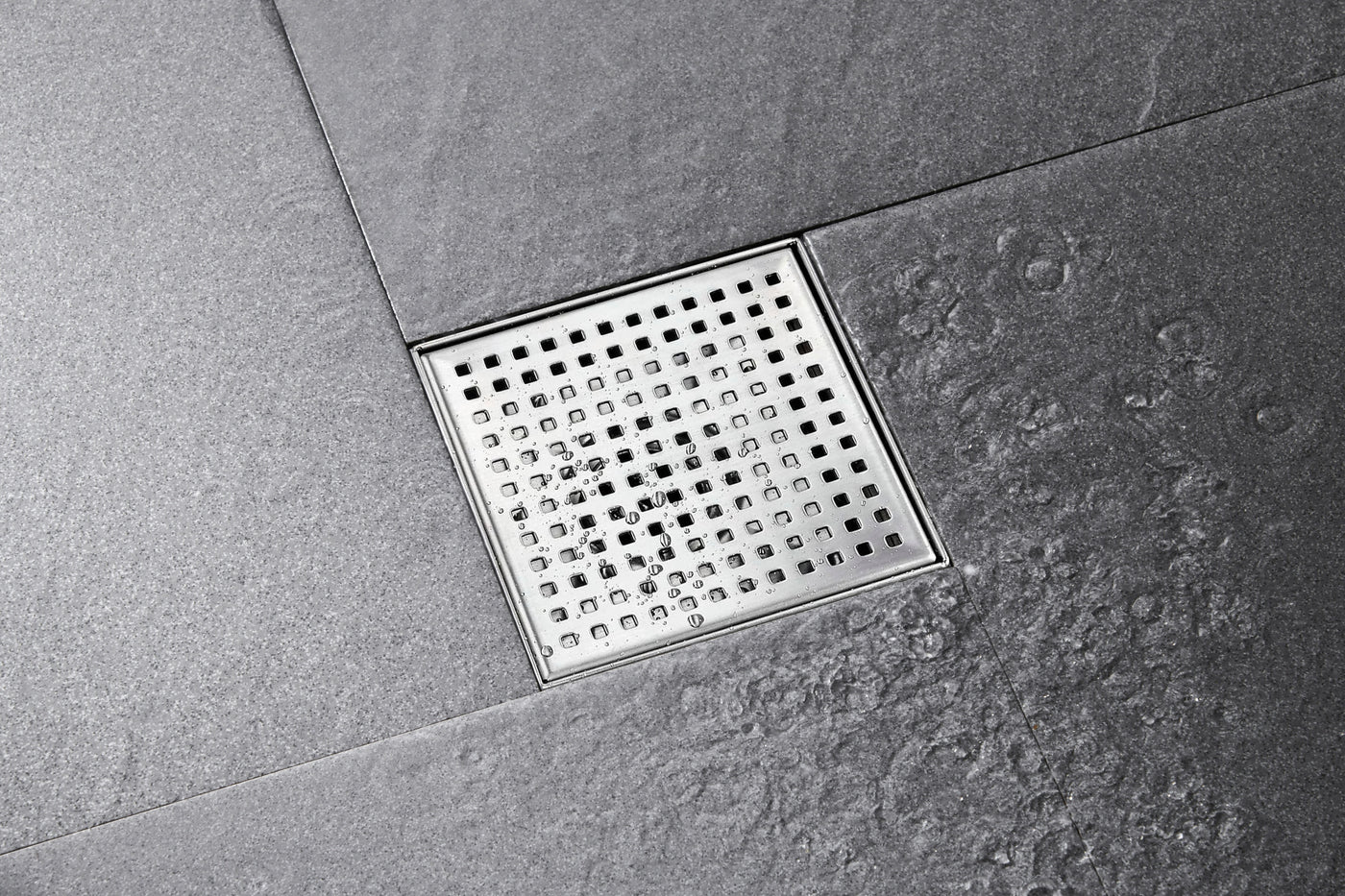 6 Inch Grid Shower Floor Drain with Flange