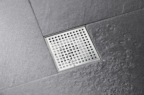 6 Inch Grid Shower Floor Drain with Flange