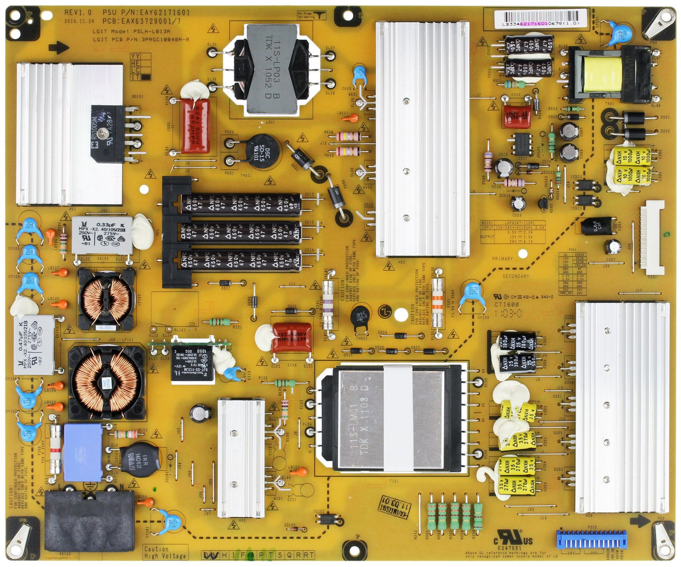 LG EAY62171601 (EAX63729001 7) Power Supply Unit