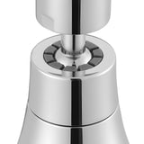 360° Swivel Kitchen Sink Faucet Aerator 5-Flow Brass Adapter