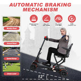 Mobility Scooter Foldable Red