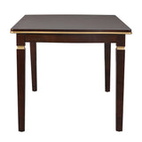 Solid Wood Dining Set Espresso