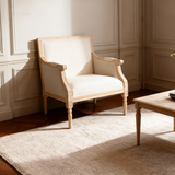 Linen Dining Chair Beige