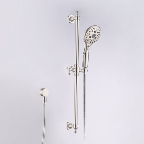 Handheld Shower Head 6 Settings Slide Bar Adjustable 26.18