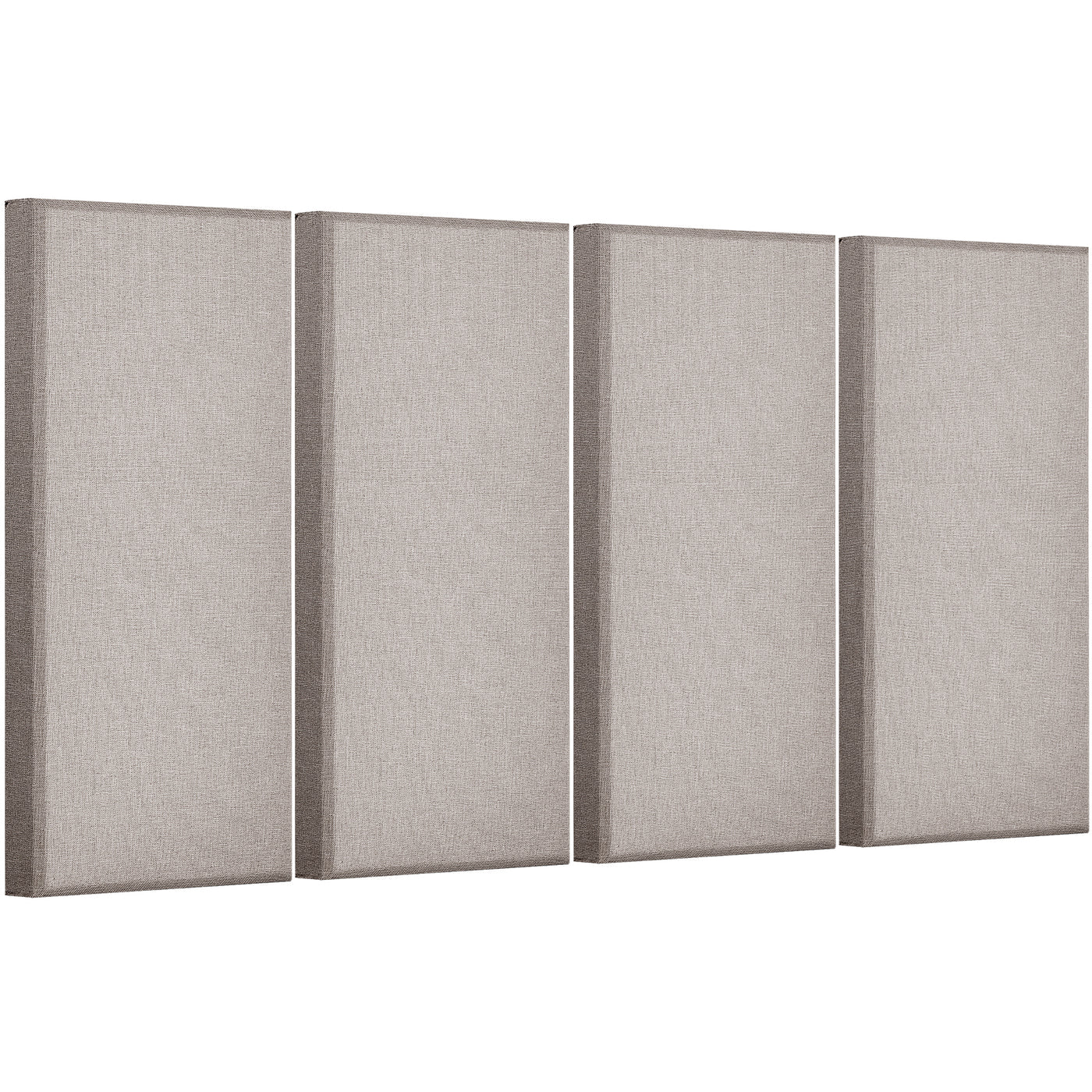 Acoustic Wall Panels 2in Thick 23.6 x 11.8in Self-Adhesive Camel