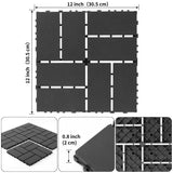 Plastic interlocking decking tiles, 44 packs of terrace decking tiles