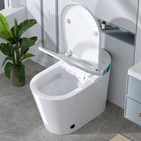 Modern Smart Toilet with Bidet Built In with Foot Kick
