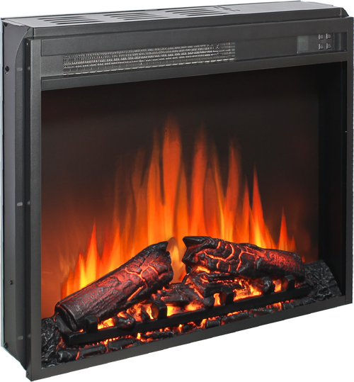 23 inch Electric Fireplace Insert Ultra Thin Heater Remote Control