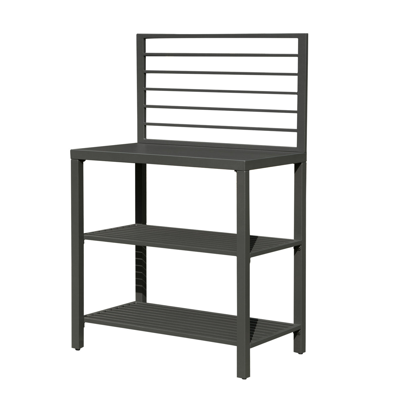 Outdoor Kitchen Island with Storage & Prep Table