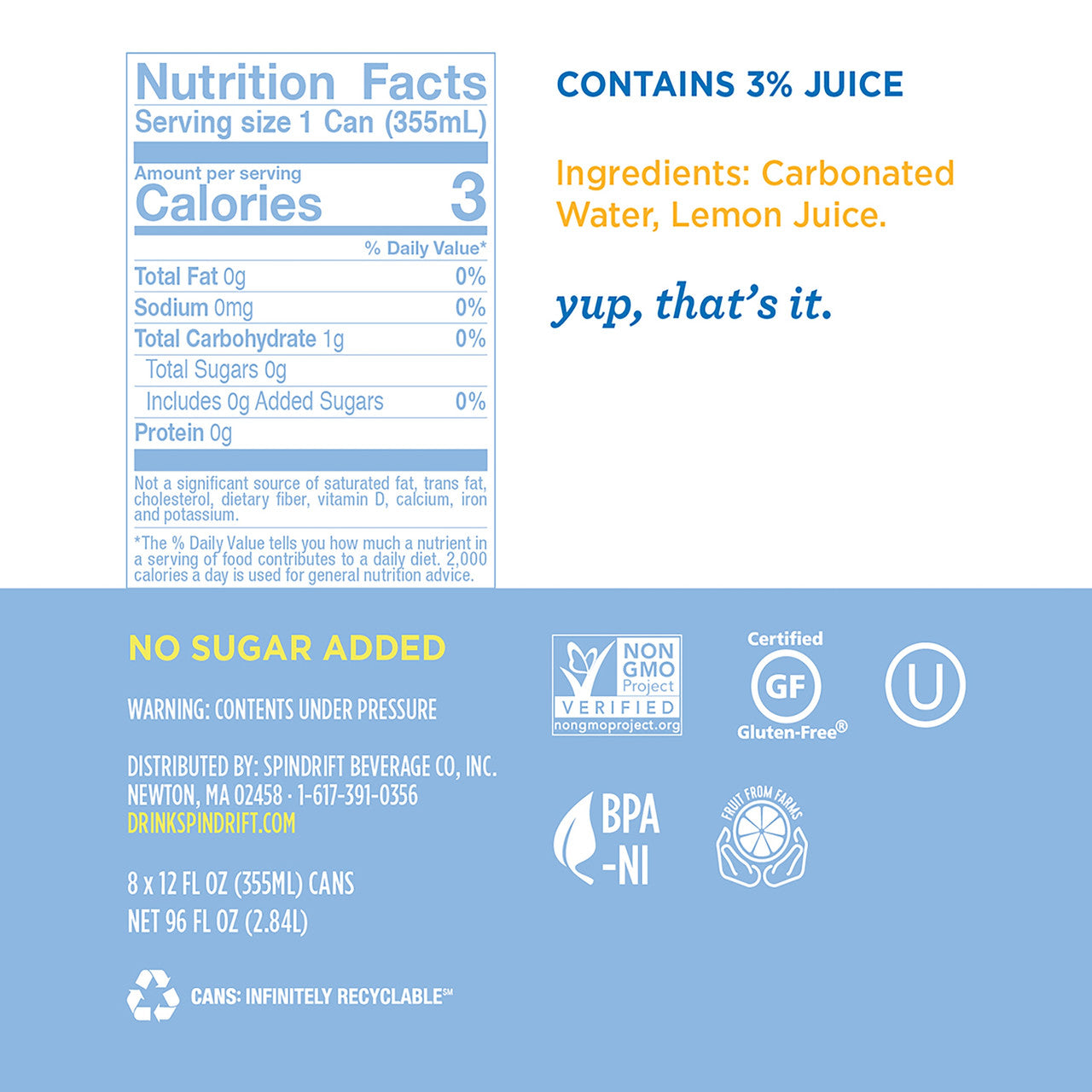 S.D SPRKLNG LEMON        ( 3 X 8 PACK )-2