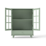 Mint Green Modern Wooden Storage Sideboard Cabinet 28"x15"x36