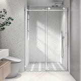 Frameless Shower Door 70MM Stainless Steel Pulleys Soft Close