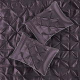 7-Piece Comforter Set - Pleated Tufted Polyester - Queen