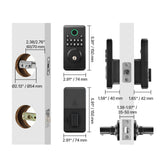 Keyless Entry Door Lock with Handle Set, Electronic Keypad Deadbolt
