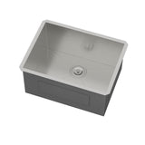 Laundry Sink 23 Inch - 23x18x12 Inch Undermount Utility Sink Deep Single Bowl