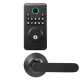 Keyless Entry Door Lock with Handle Set, Electronic Keypad Deadbolt