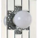 Hollywood Accent Mirror with Faux Diamond Trim, 23" x 23"