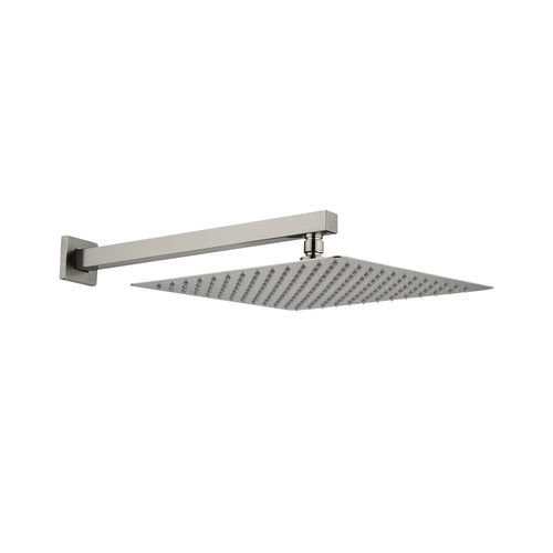10" Square Wall Mount Rainfall Shower Head