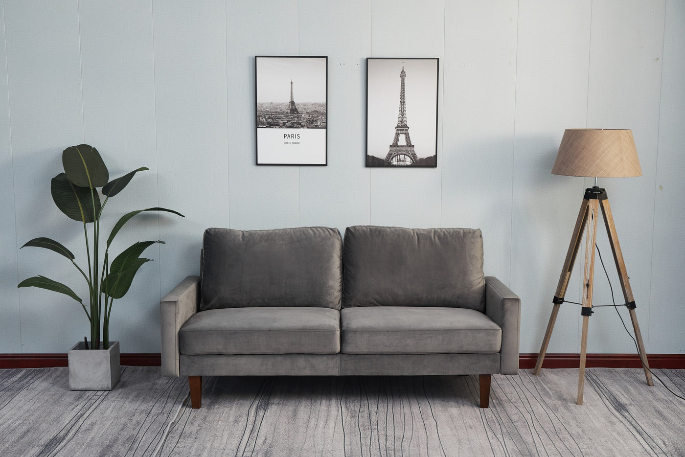 Grey Loveseat