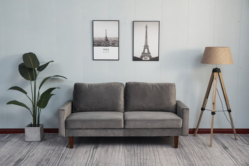 Grey Loveseat