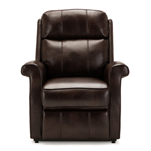 Landis Brown Traditional Electric Lift Chair Faux Leather