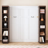 Queen Engineered Wood Murphy Bed Espresso