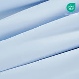 Cooling Comforter 90x90", Nylon-Spandex Wave Quilted, Ice Blue