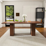 Engineered Wood Dining Table Walnut 44"