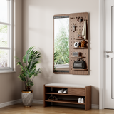 47.6 x 15.7 inch multi-functional design panel wall-mounted full-length mirror