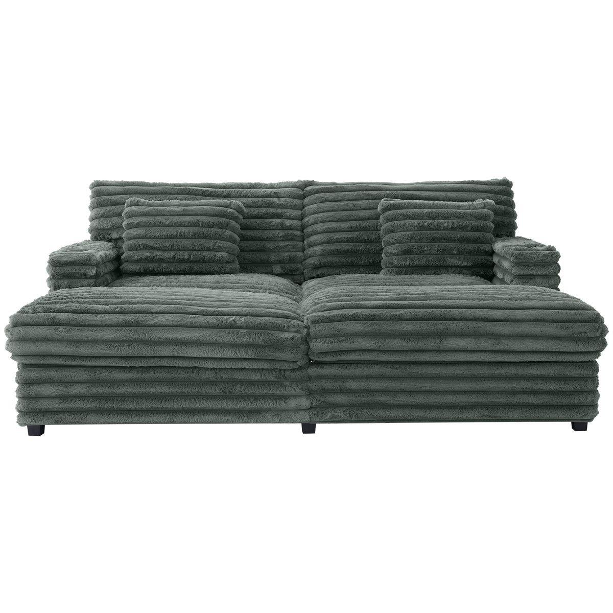 Chaise Sofa Sage Green