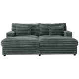 Chaise Sofa Sage Green