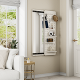47.6 x 15.7 inch multi-functional design panel wall-mounted full-length mirror