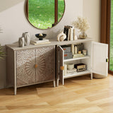 2 Door Cabinet, American Furniture, Suitable for Bedroom, Living Room, Study