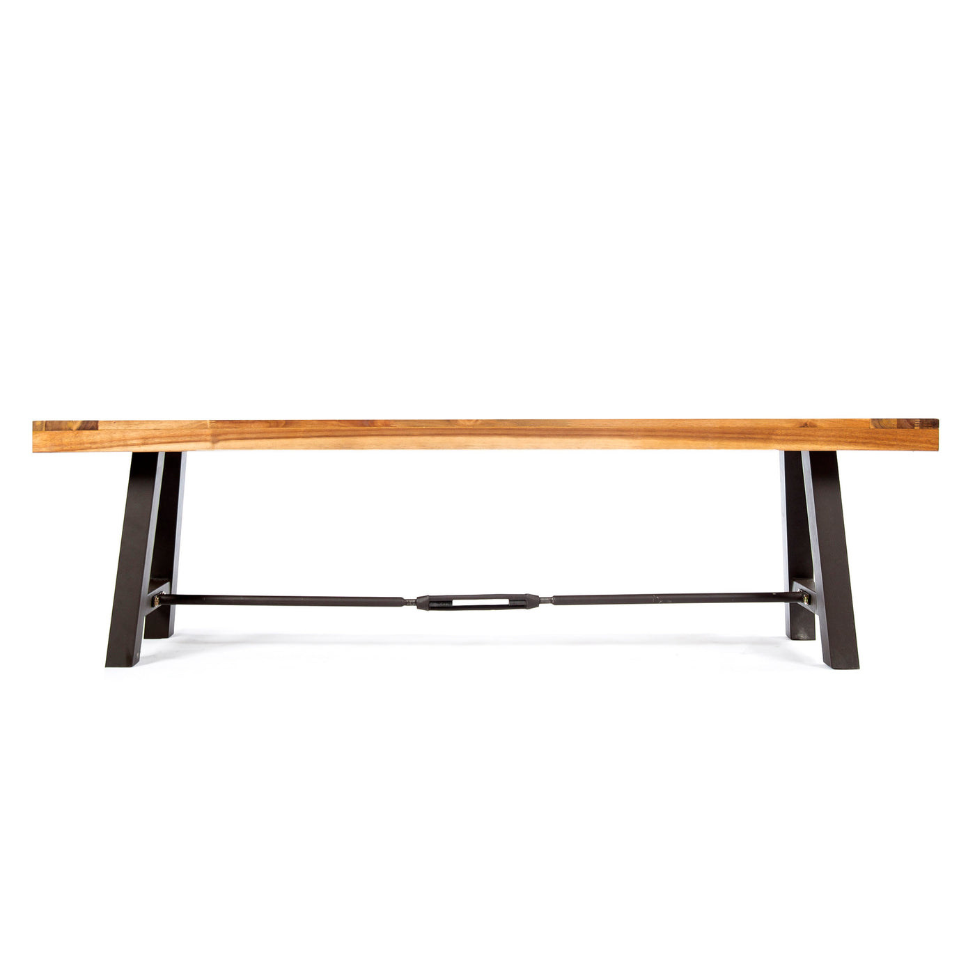 Acacia Wood Outdoor Patio Dining Bench Backless