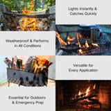 Natural Pine Fatwood Fire Starter Sticks 40 Lbs
