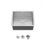 Stainless Steel Undermount Kitchen Sink 23"x19" Single Bowl