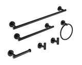 6 Piece Stainless Steel Wall Mount Bathroom Towel Rack Set