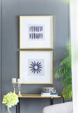 Purple Agate Shadow Boxes Wall Art Set of 2, 23.5" x 23.5