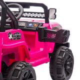 12V Kids Ride On Electric Truck Car W/Parents Control,2WD,Four-wheel suspension,
