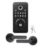 Fingerprint Door Lock Set, Electronic Biometric Deadbolt Keyless Entry Door Lock