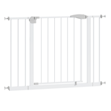 29.5-44.1" Wide Baby Gate for Stairs, Dog Gate Indoor for Doorways