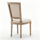 Set of 2 Solid Wood Dining Chair Beige