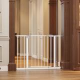 29.5-44.1" Wide Baby Gate for Stairs, Dog Gate Indoor for Doorways
