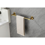 Bathroom Hardware Set - 6 Piece - Brass - Wall Mount Towel Rack