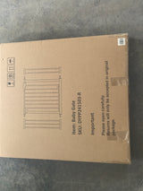 29.5-44.1" Wide Baby Gate for Stairs, Dog Gate Indoor for Doorways
