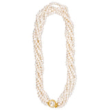 Swirling Strands Freshwater Pearl Necklace