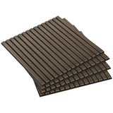 3D Faux Wood Wall Panels 24" x 24" Acoustic Sound Absorbing