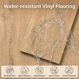 Peel and Stick Floor Tile, 36x6 inches, 60-Pack 90 Sq.Ft, Self Adhesive