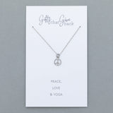 Mindfully Living Pewter Necklace