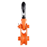 2 Ton Snatch Block with Swivel Hook 3" Sheave 3/8" Wire Rope Wrecker Rollback